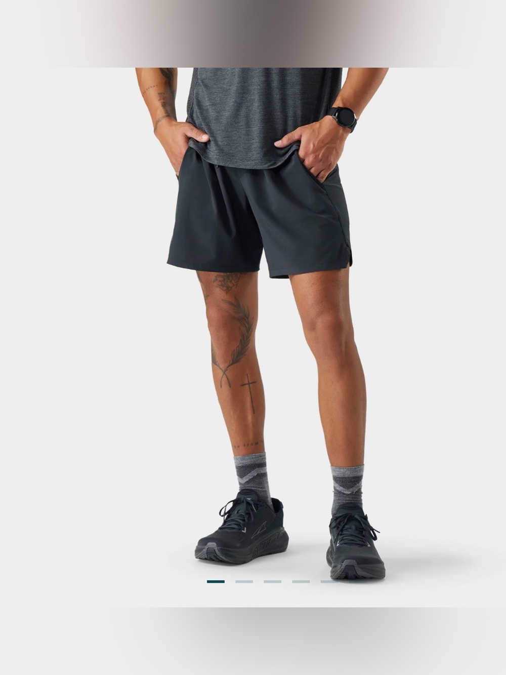 SMARTWOOL Black Active Lined 7’’ Shorts - Medium